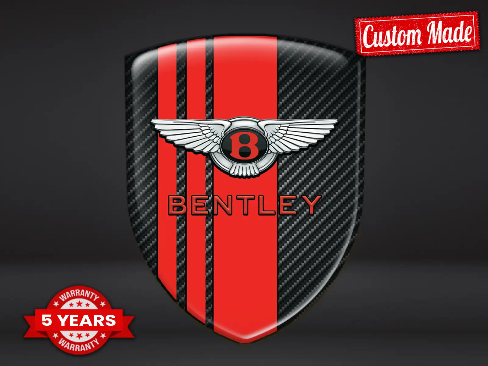 Bentley Banners Parabrisas Máximo Duradero Moderno Estilo Pro